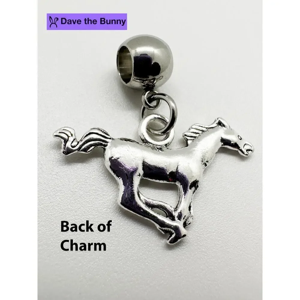 Horse Galloping Running Charm
